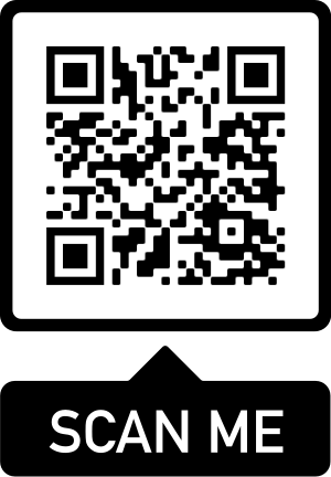QR Code with Scan Me text
