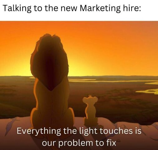 Everything the light touches is marketing